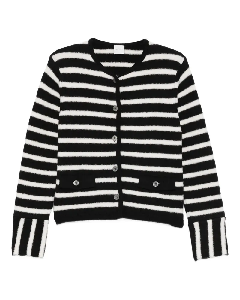 Paul Smith Cardigan mit gestreiften Taschen - Schwarz Schwarz