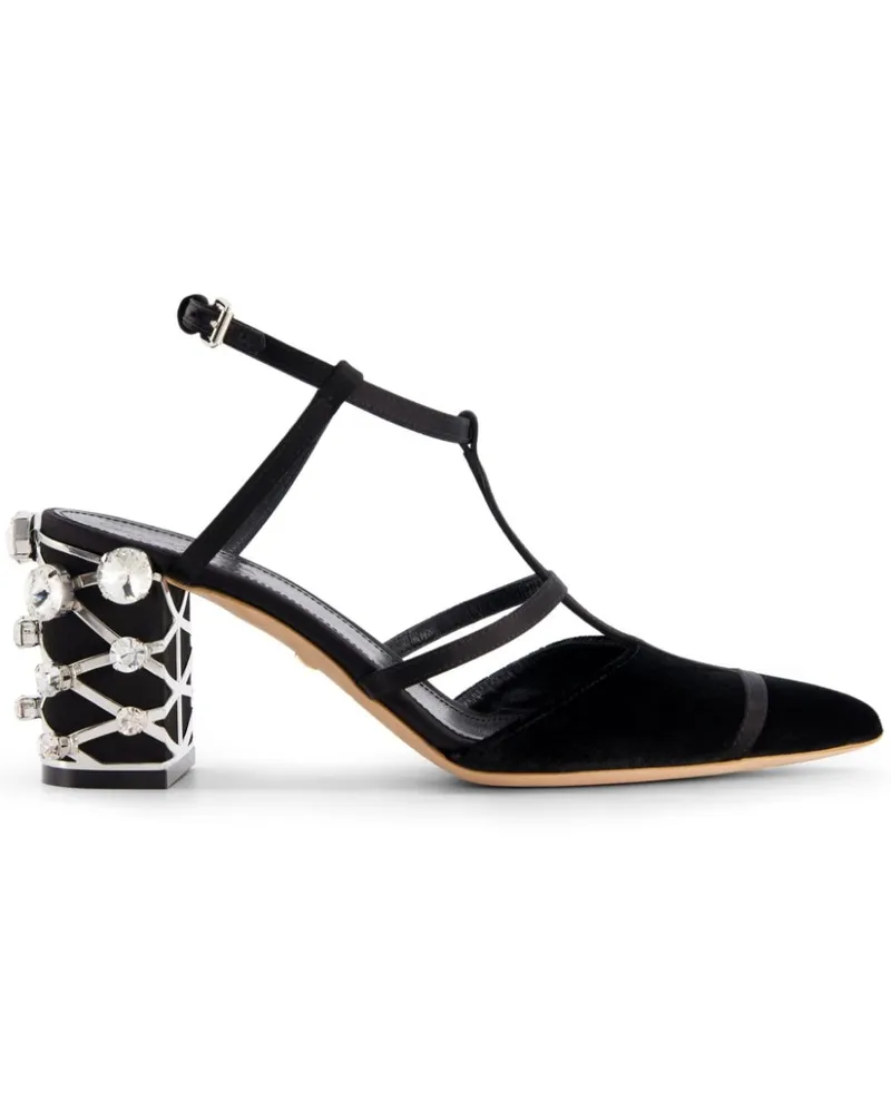 Giambattista Valli Pumps aus Samt 75mm - Schwarz Schwarz