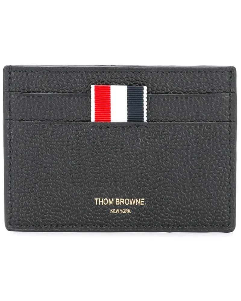 Thom Browne Kartenetui mit Logodetail - Schwarz Schwarz