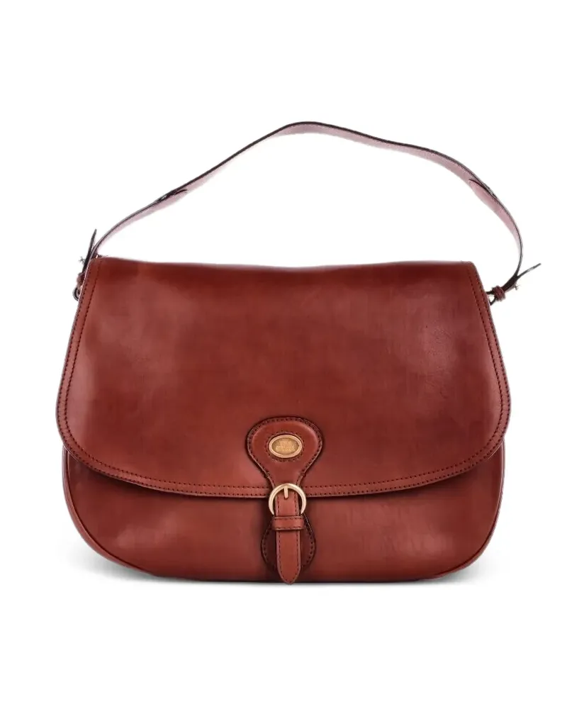 The Bridge Schultertasche mit Schnallenverschluss - Braun Braun