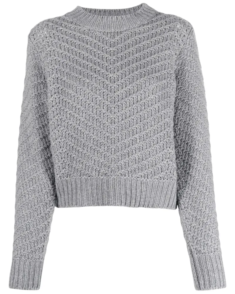 Fabiana Filippi Gestrickter Pullover - Grau Grau
