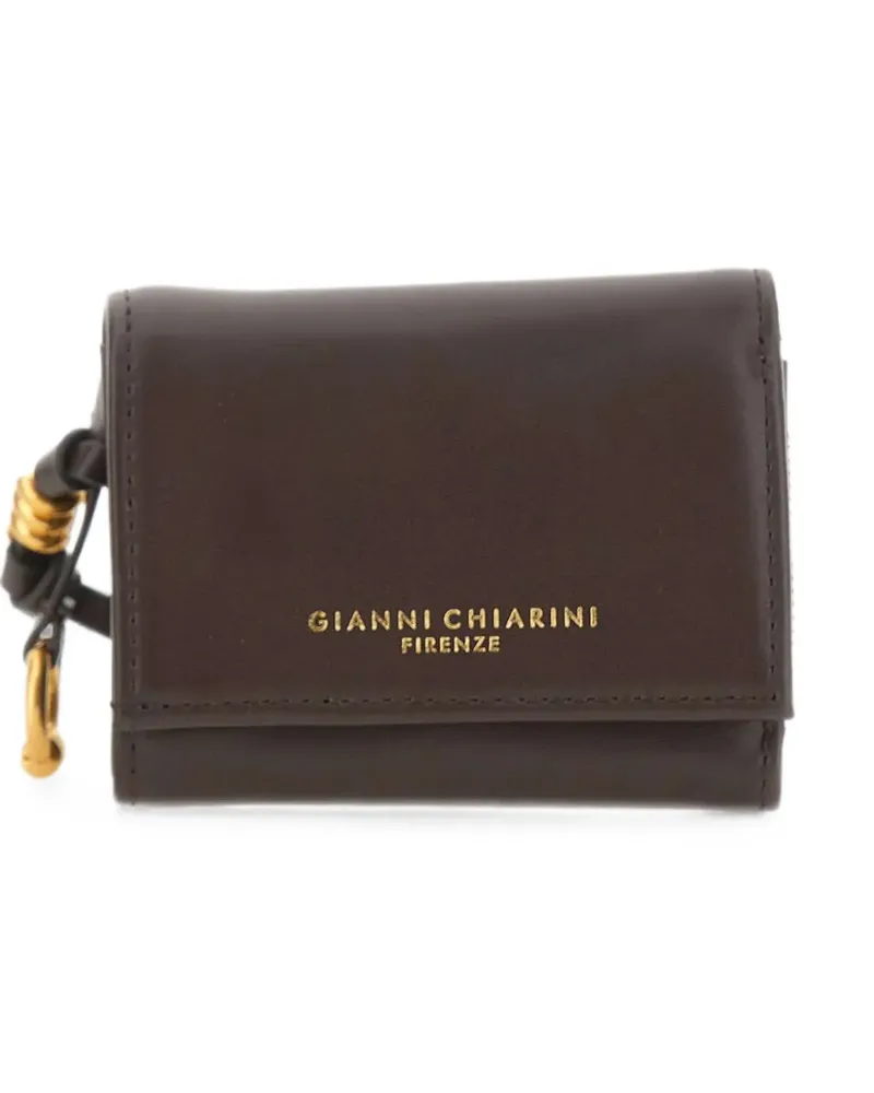 Gianni Chiarini Portemonnaie mit Logo-Print - Braun Braun