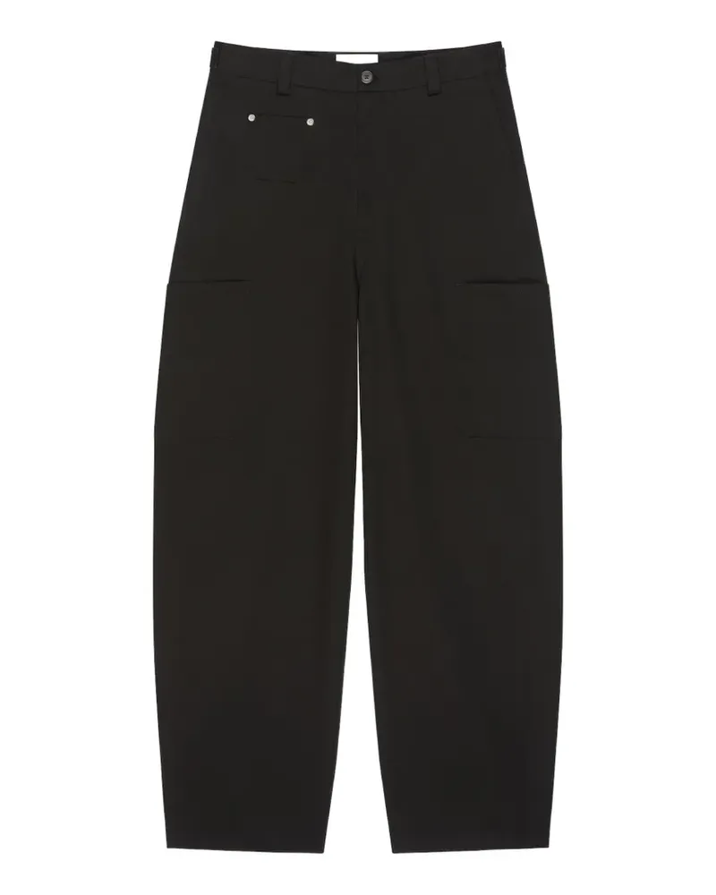 Givenchy Couture Seam Hose aus Baumwolle mit Stickerei - Schwarz Schwarz