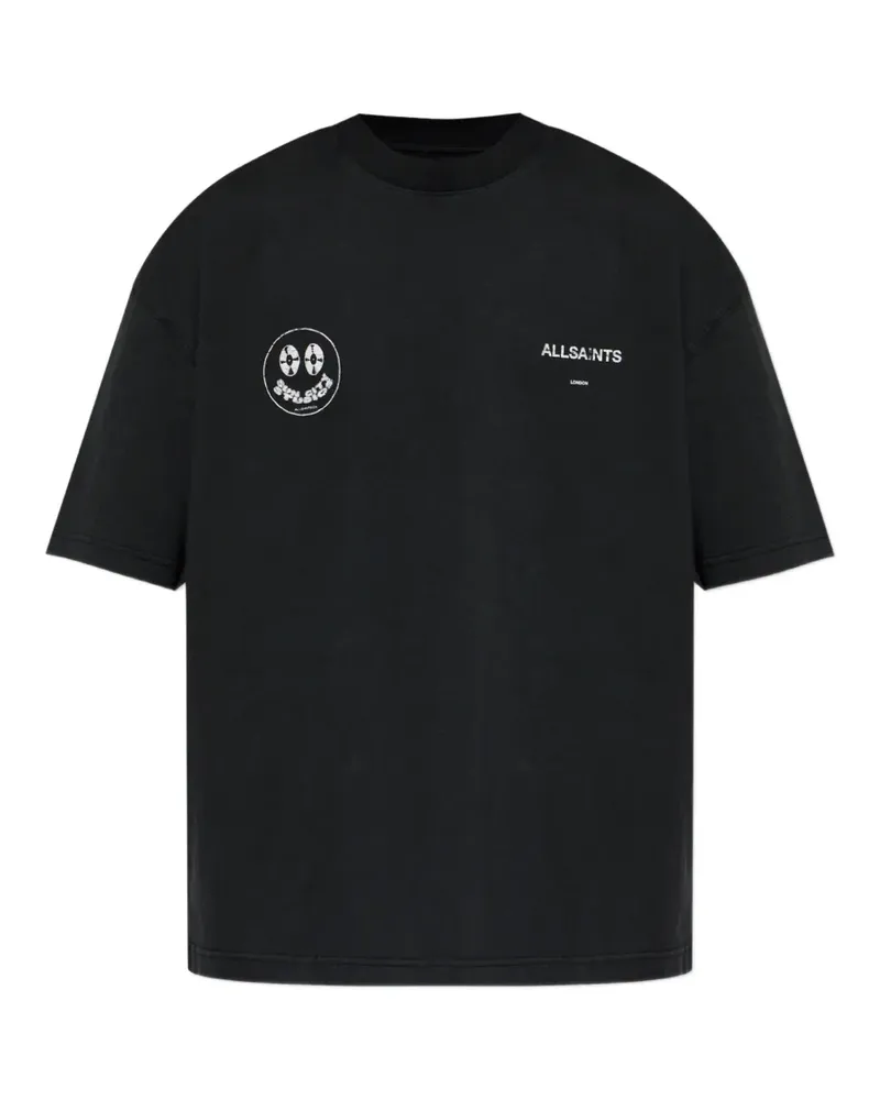 AllSaints Spinner T-Shirt - Schwarz Schwarz