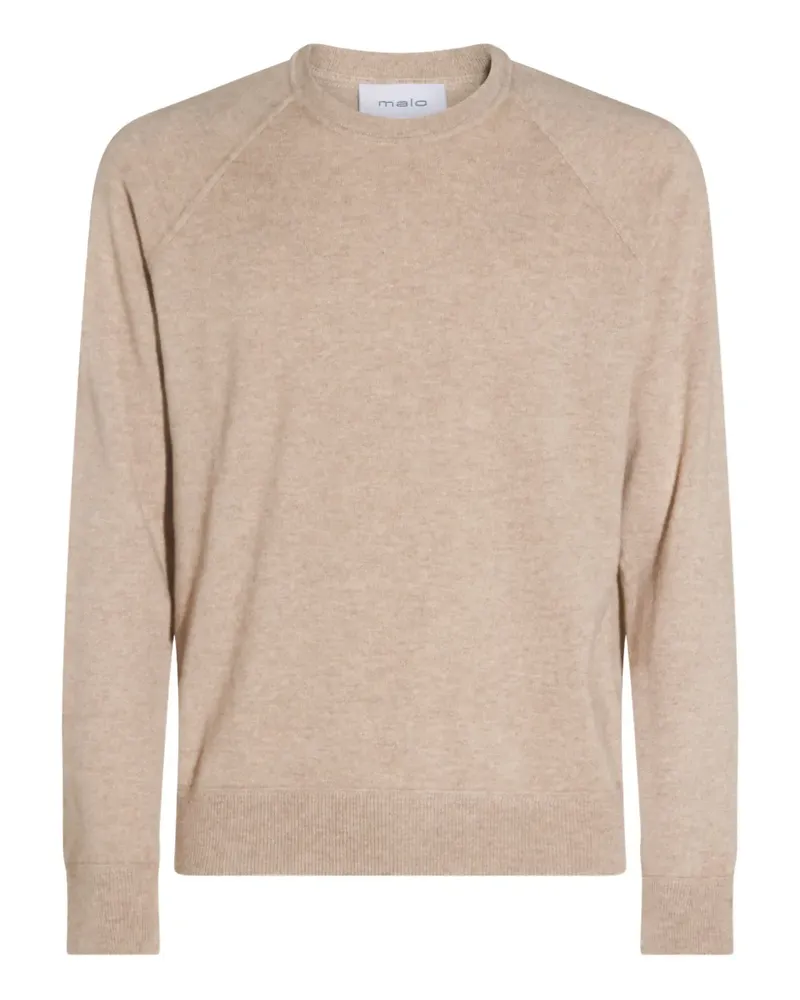 Malo cashmere raglan-sleeve sweater - Nude Nude