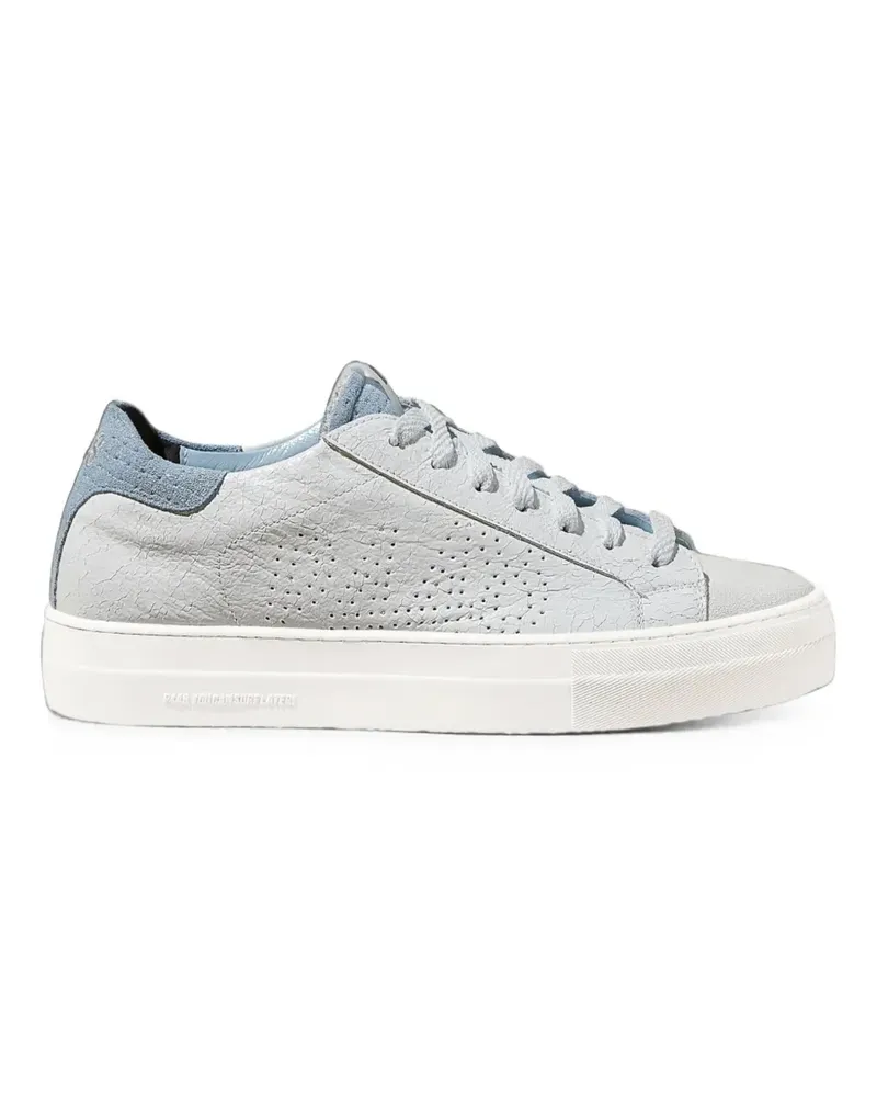 P448 Thea Sneakers mit Rissbildung - Grau Grau