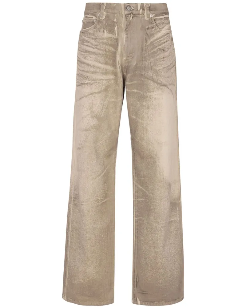 Balmain Stückgefärbte Jeans - Nude Nude