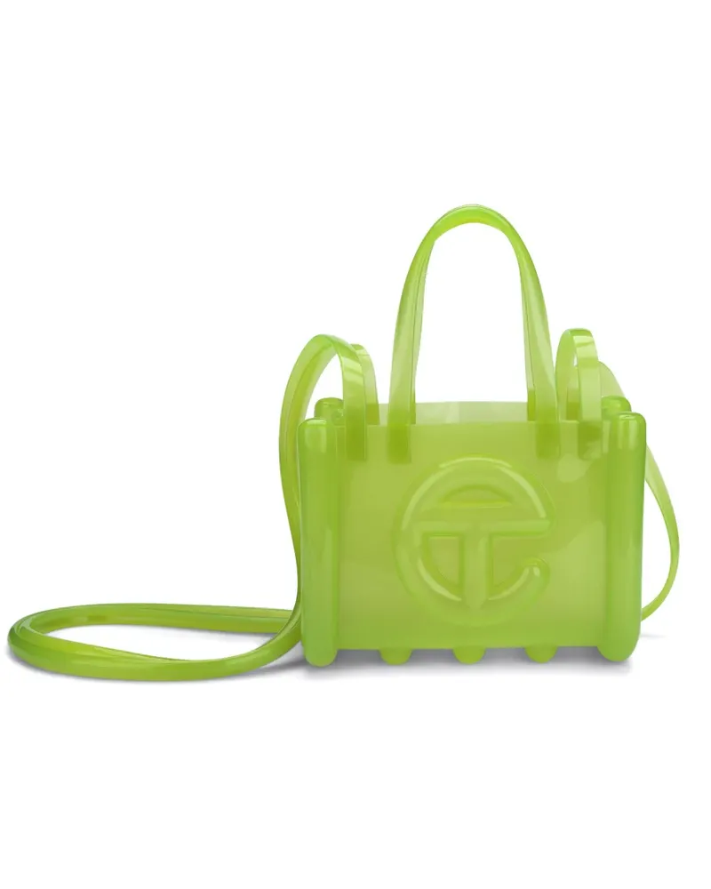 Melissa x Telfar mittelgroße Jelly Tote Bag - Grün Grün