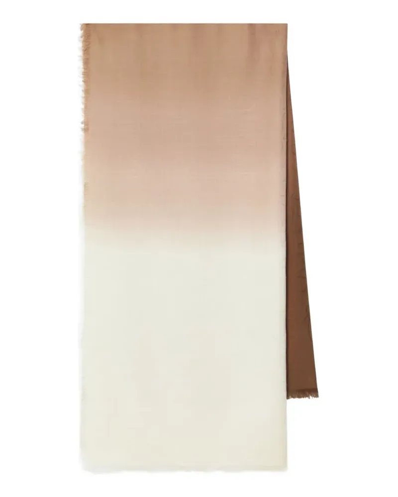 Loewe scarf in wool and silk - Nude Nude
