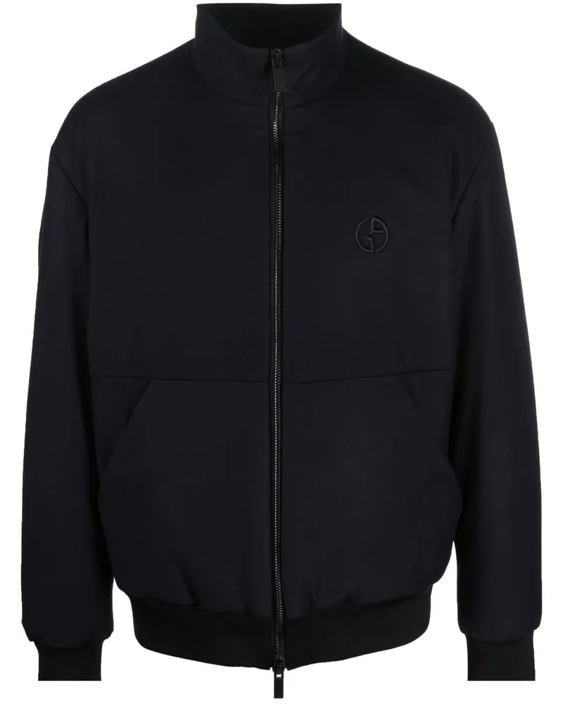 Giorgio Armani Jacke mit Reißverschluss - Schwarz Schwarz