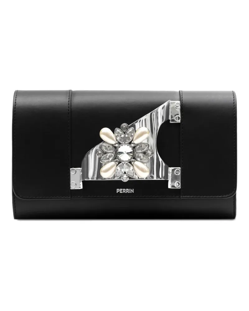 PERRIN PARIS L'Eiffel Bijoux Clutch mit Handschuh - Schwarz Schwarz