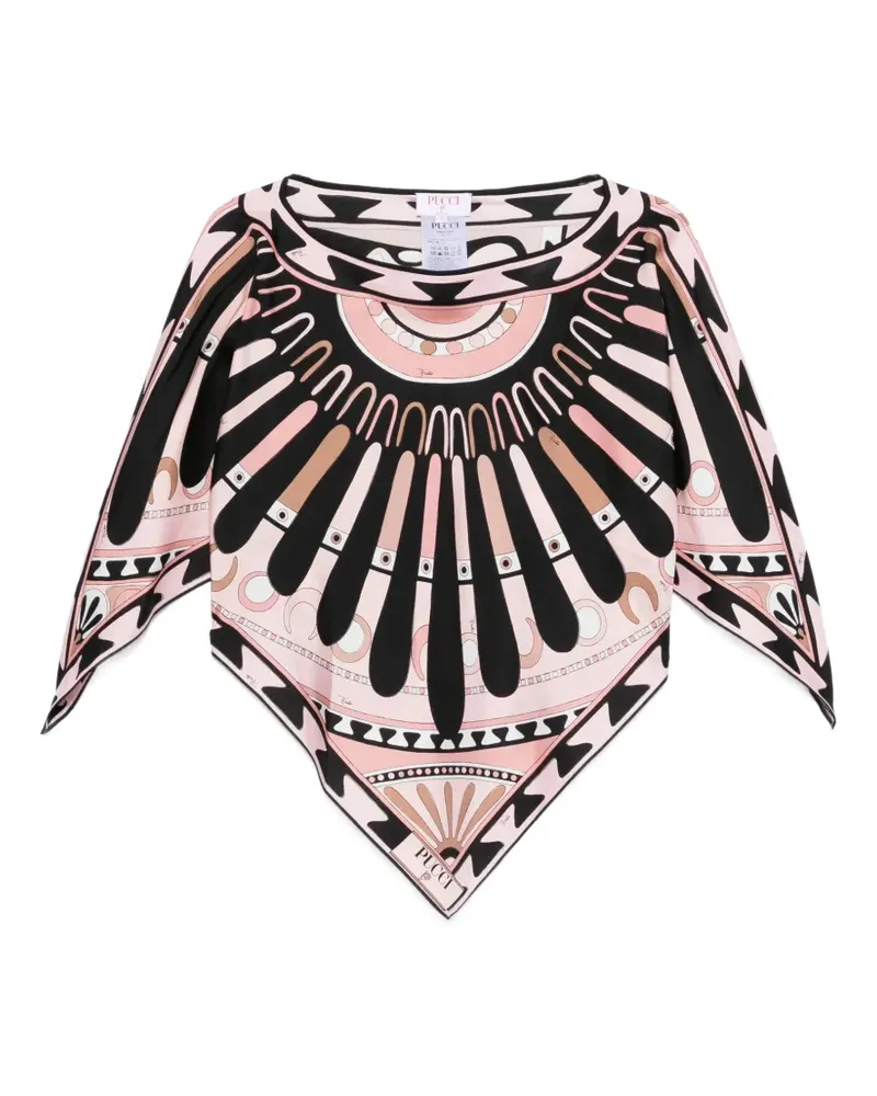Emilio Pucci Twill-Bluse mit Print - Rosa Rosa