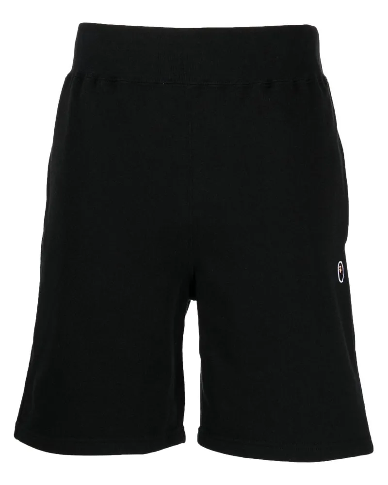 BAPE Ape Head One Point Shorts Schwarz