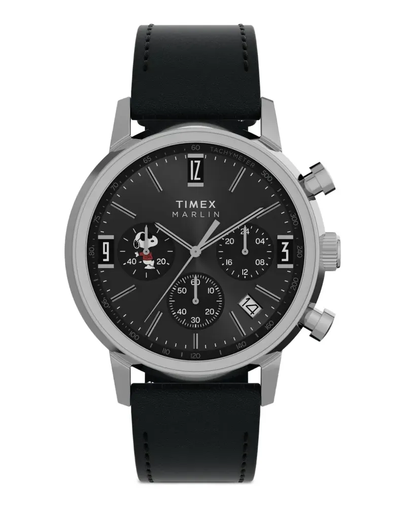 Timex x Peanuts® Joe Armbanduhr 40mm - Schwarz Schwarz
