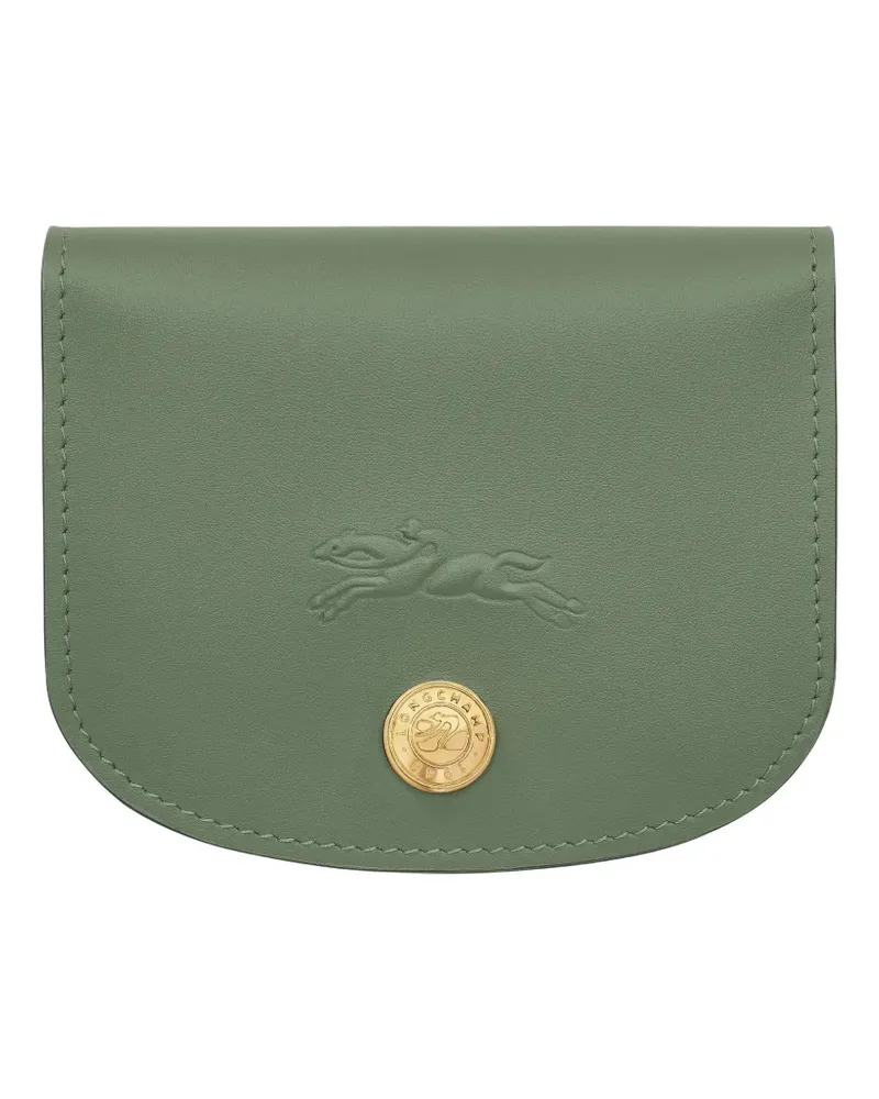Longchamp Kartenetui mit Logo-Prägung - Grün Grün