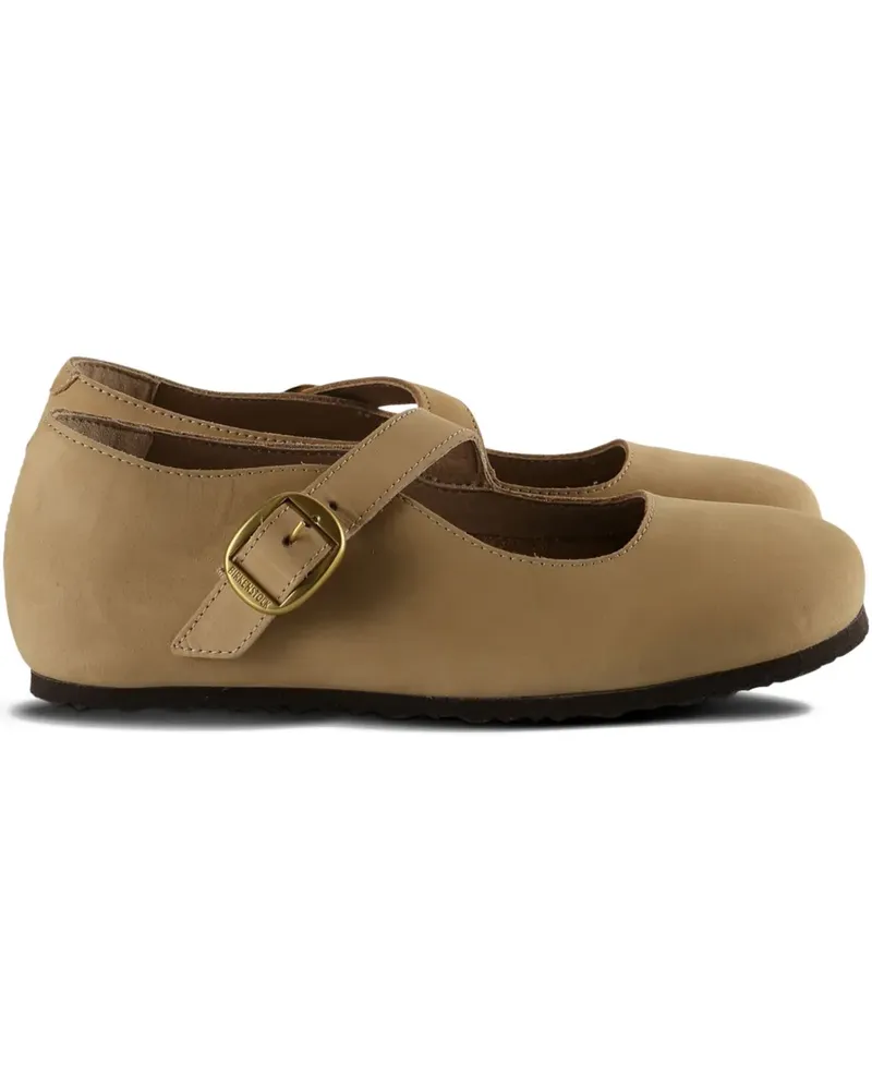 Birkenstock Tracy buckle-strap ballet flats - Nude Nude