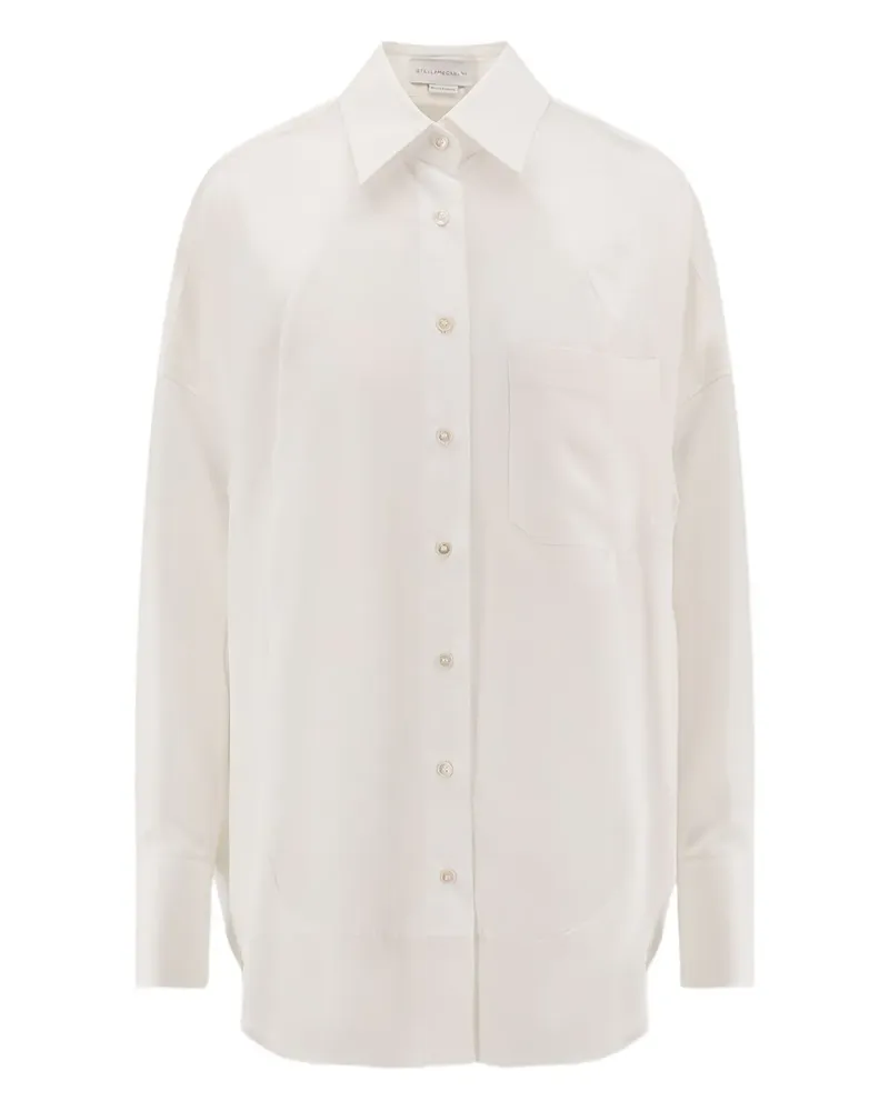 Stella McCartney Langärmeliges Hemd - Weiß Weiß