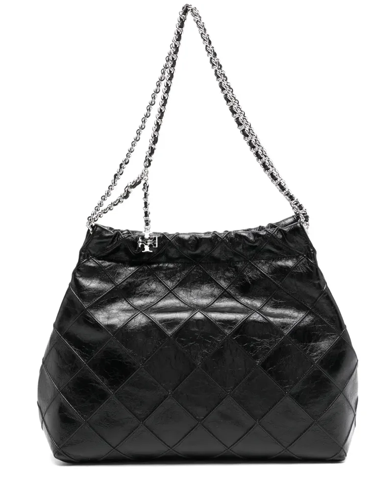 Tory Burch Fleming Hobo-Tasche - Schwarz Schwarz
