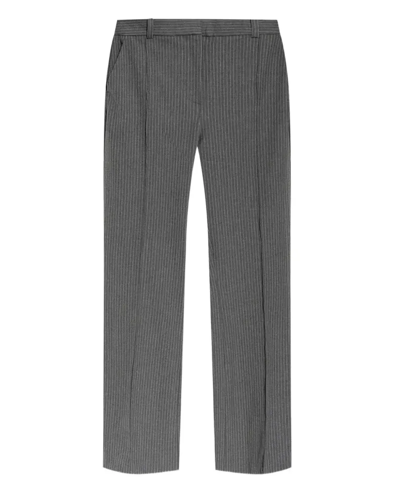 Samsøe & Samsøe Bundfaltenhose mit Nadelstreifen - Grau Grau