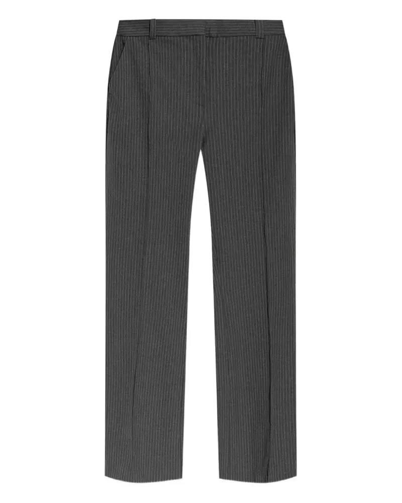 Samsøe & Samsøe Bundfaltenhose mit Nadelstreifen - Grau Grau