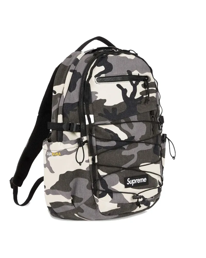 Supreme Being Snow Camo Rucksack mit Logo-Patch - Grün Grün