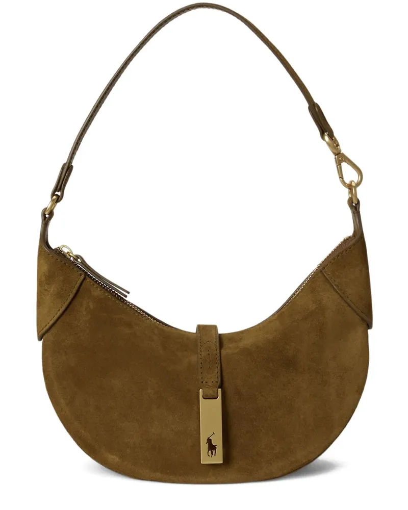 Ralph Lauren Polo Pony Schultertasche - Braun Braun