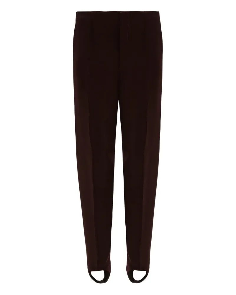 Victoria Beckham Hose mit Saumschlitz - Braun Braun