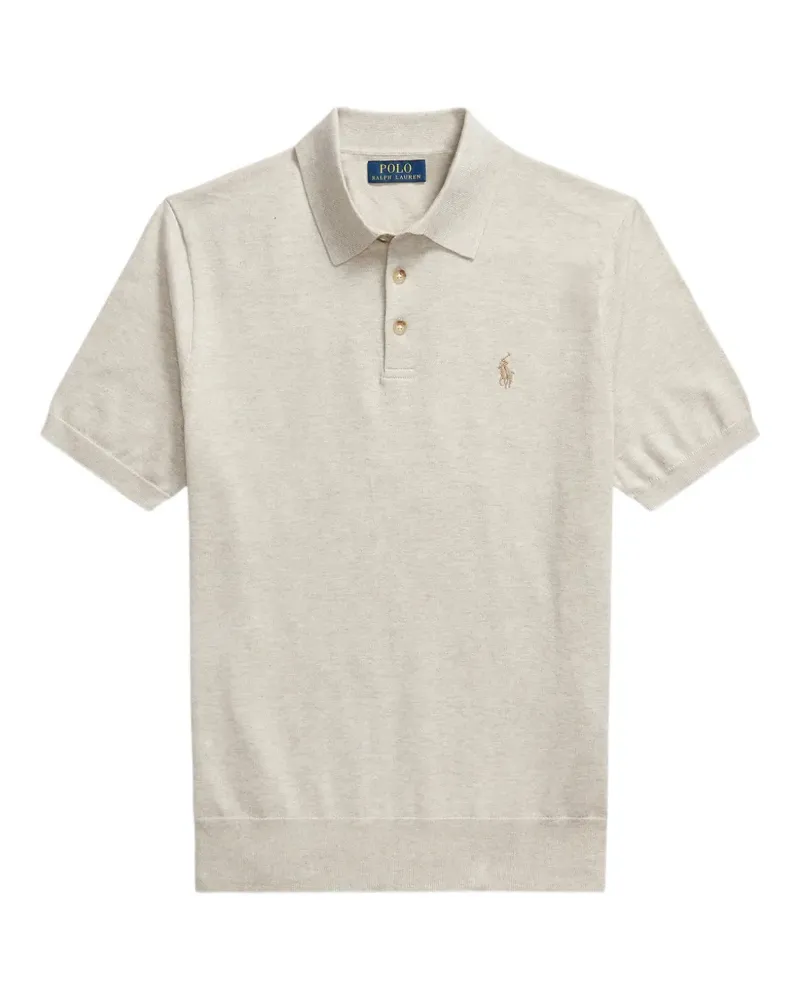 Ralph Lauren Poloshirt mit Pony-Stickerei - Nude Nude