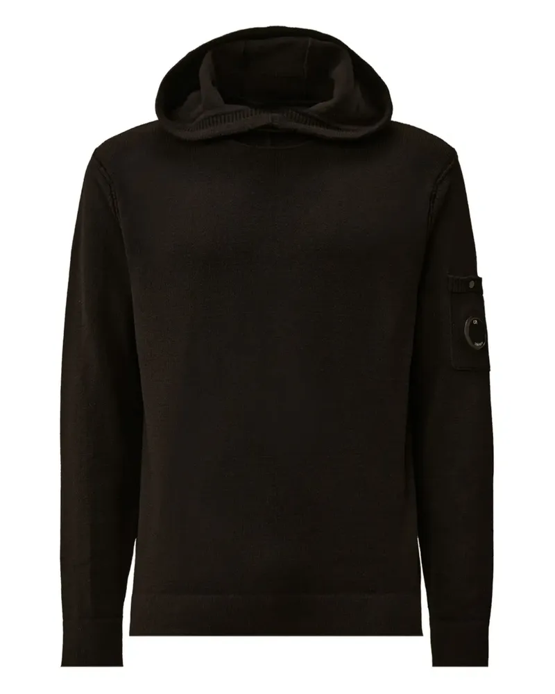 C.P. Company patch-pocket hoodie - Schwarz Schwarz