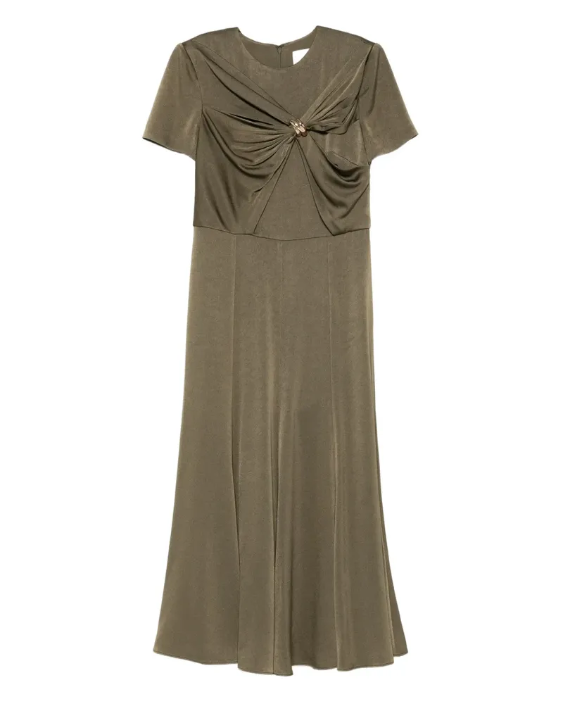 Roland Mouret Midikleid mit Knotendetail - Grün Grün