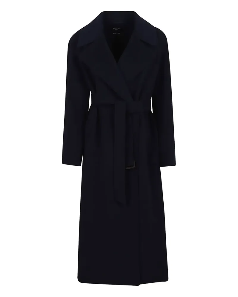 Max Mara belted coat - Blau Blau
