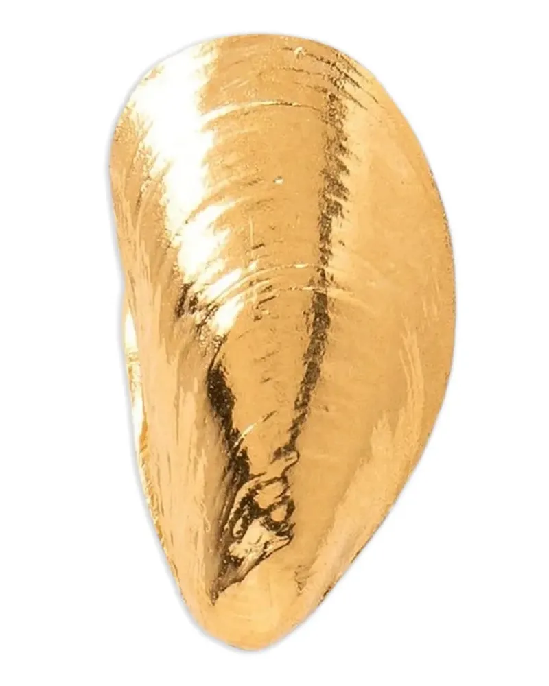 Wouters & Hendrix Ohrstecker mit Muschelschale - Gold Gold