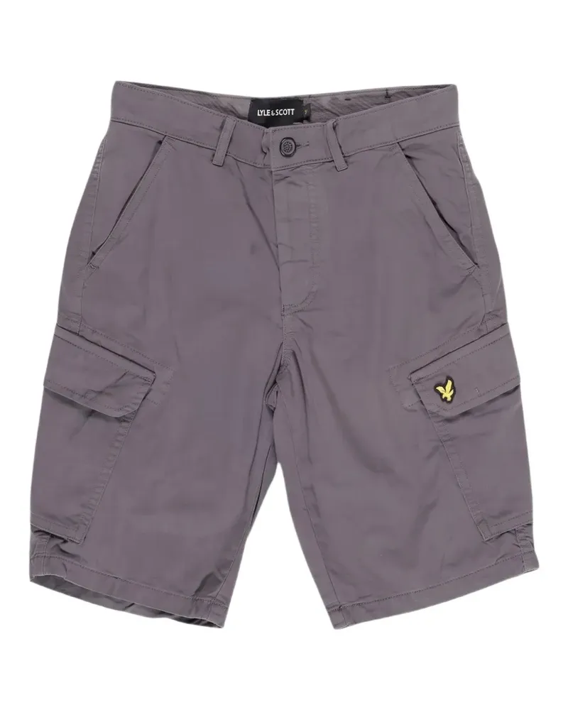 Lyle & Scott Cargo-Shorts mit Logo-Patch - Grau Grau