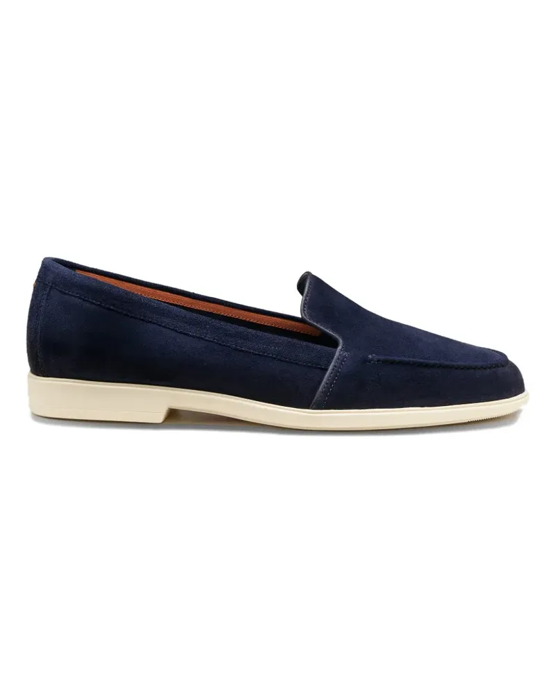 Santoni Loafer mit runder Kappe - Blau Blau