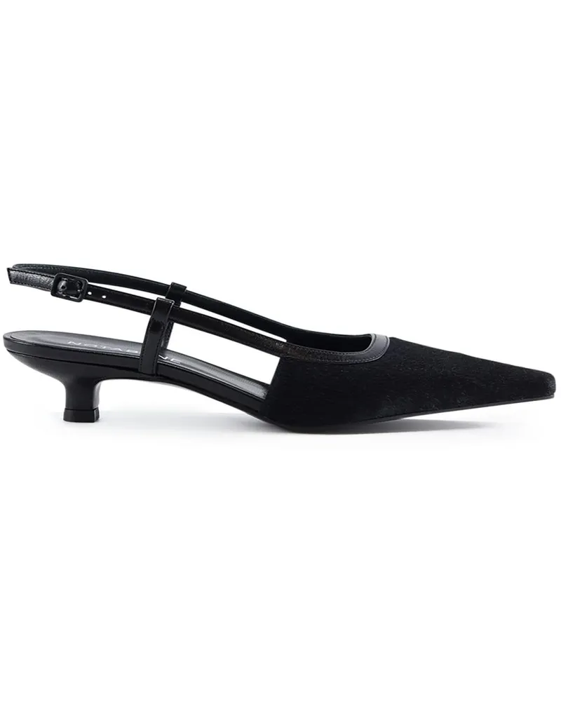 NOTABENE Elena Slingback-Pumps 35mm - Schwarz Schwarz