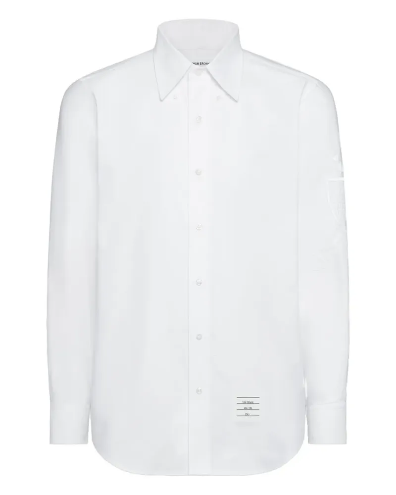 Thom Browne Langärmeliges Hemd - Weiß Weiß