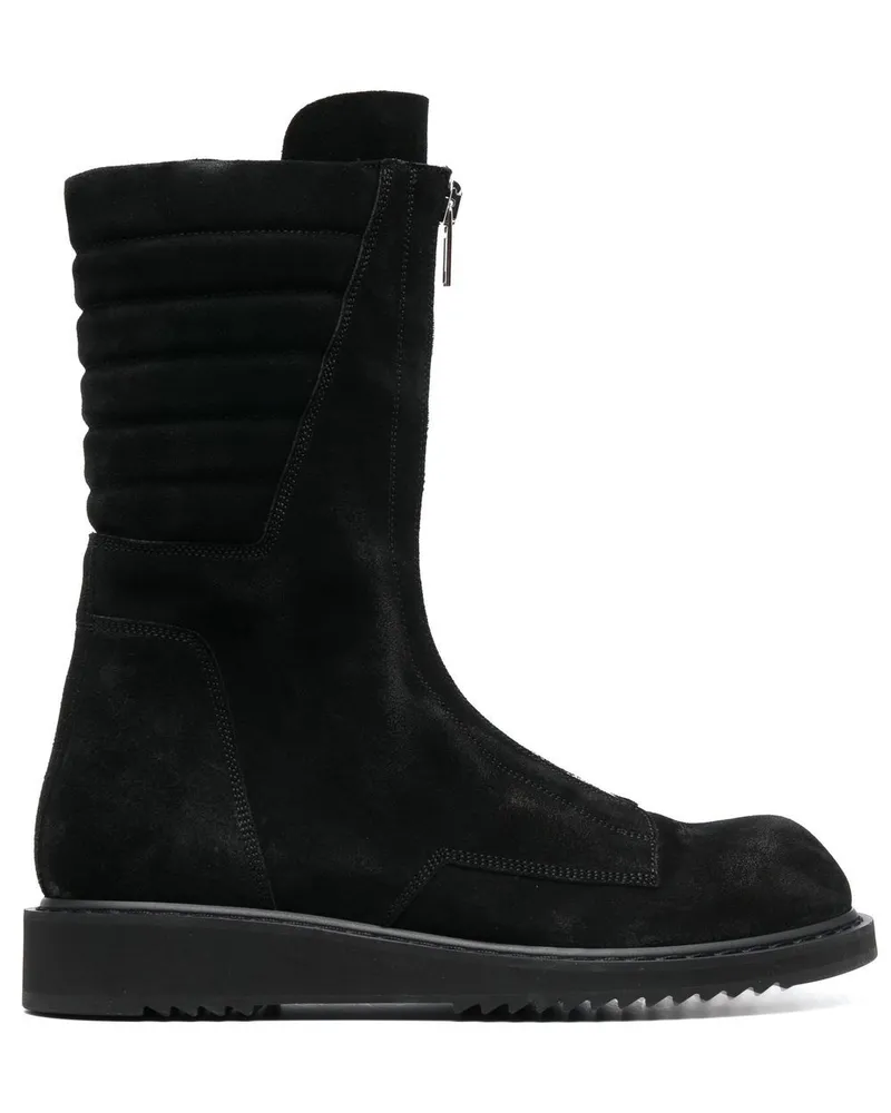 Rick Owens Stiefel mit Reißverschluss Schwarz