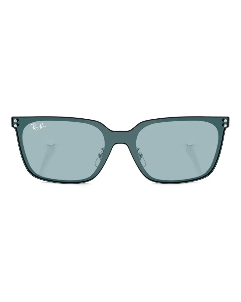 Ray Ban Sonnenbrille mit eckigem Gestell - Silber Silber