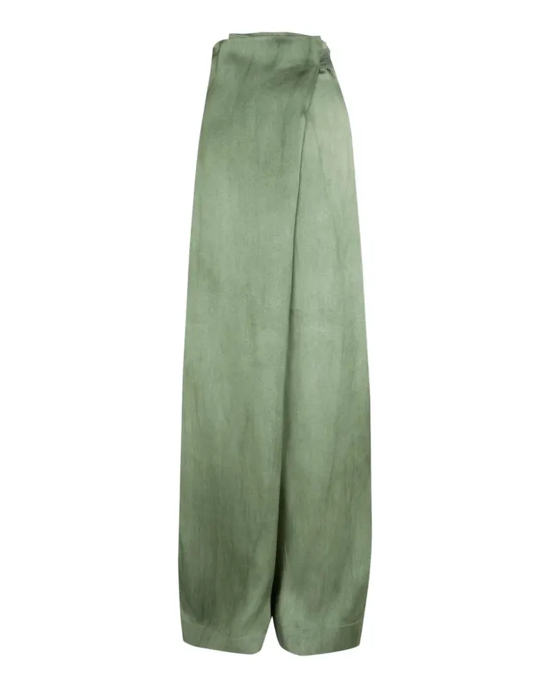 Cortana Elea wrap-style trousers - Grün Grün
