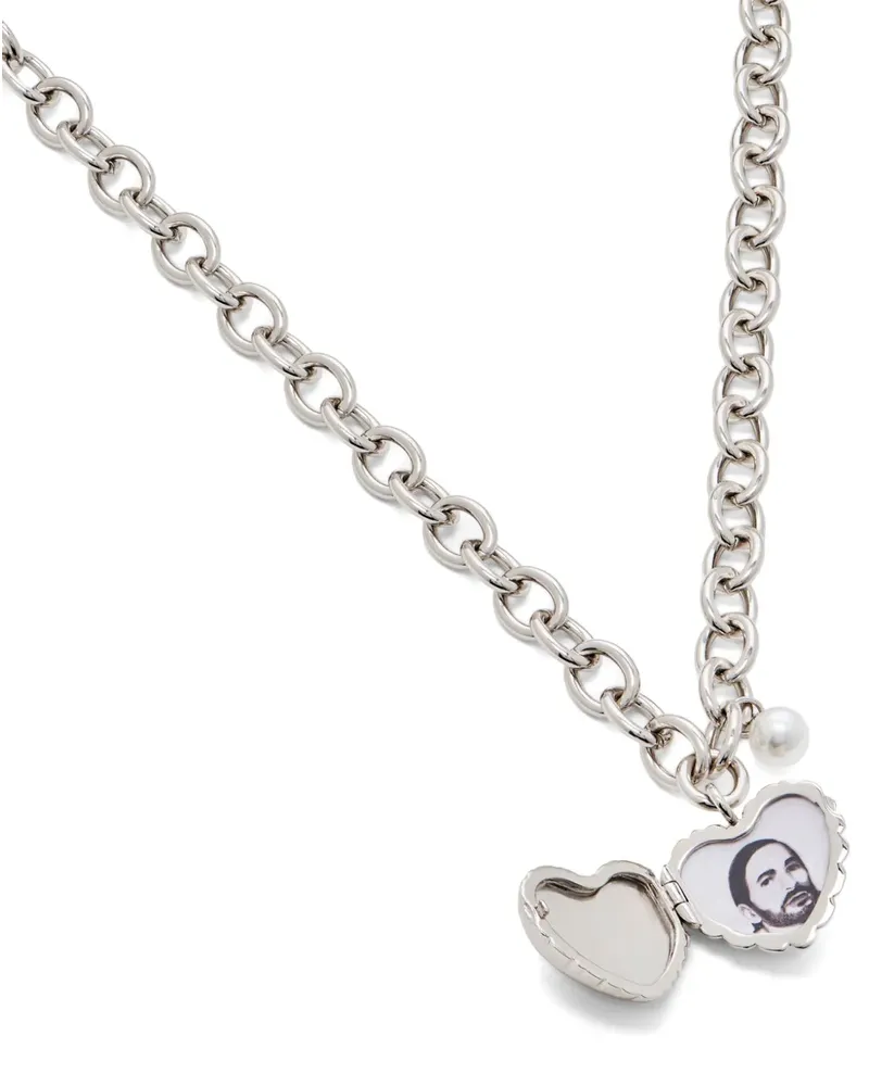 Marc Jacobs Balloon Heart Halskette - Silber Silber