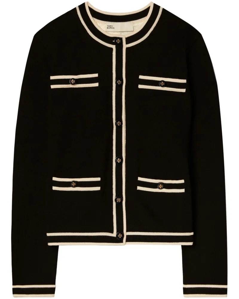 Tory Burch Kendra Cardigan - Schwarz Schwarz