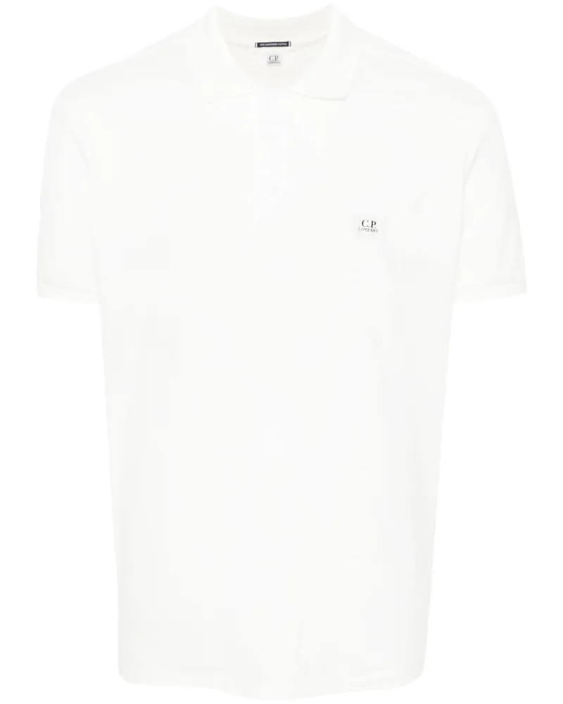 C.P. Company 70/2 Mercerized Poloshirt - Weiß Weiß