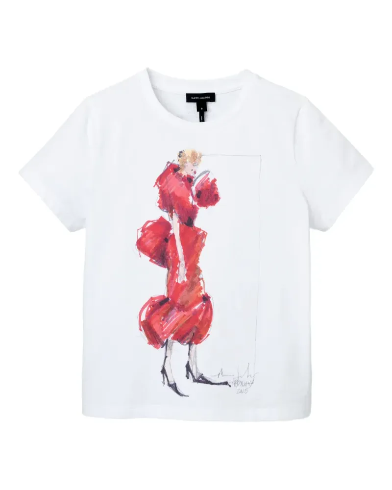 Marc Jacobs Look 33 T-Shirt - Weiß Weiß