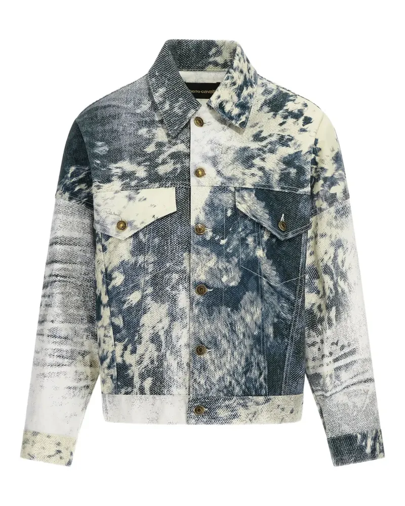 Roberto Cavalli appaloosa print jacket - Blau Blau