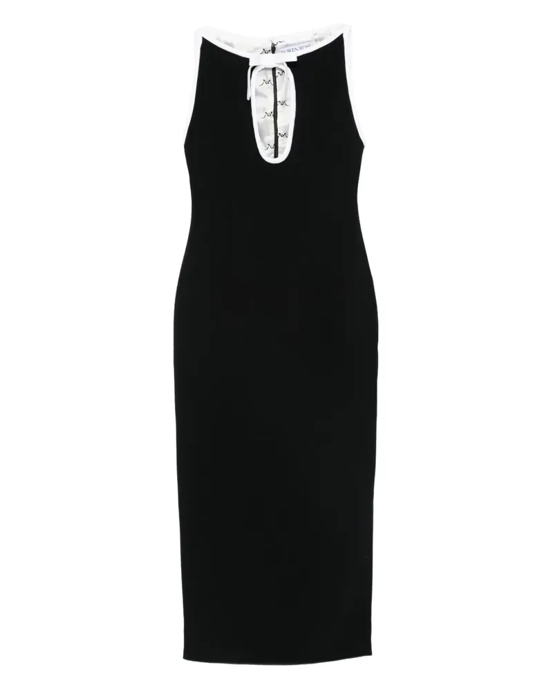 Rowen Rose Ärmelloses Kleid - Schwarz Schwarz