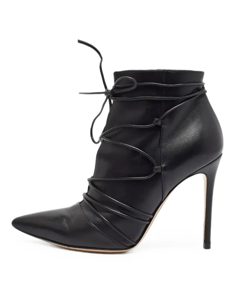 Gianvito Rossi Stiefeletten mit spitzer Kappe - Schwarz Schwarz