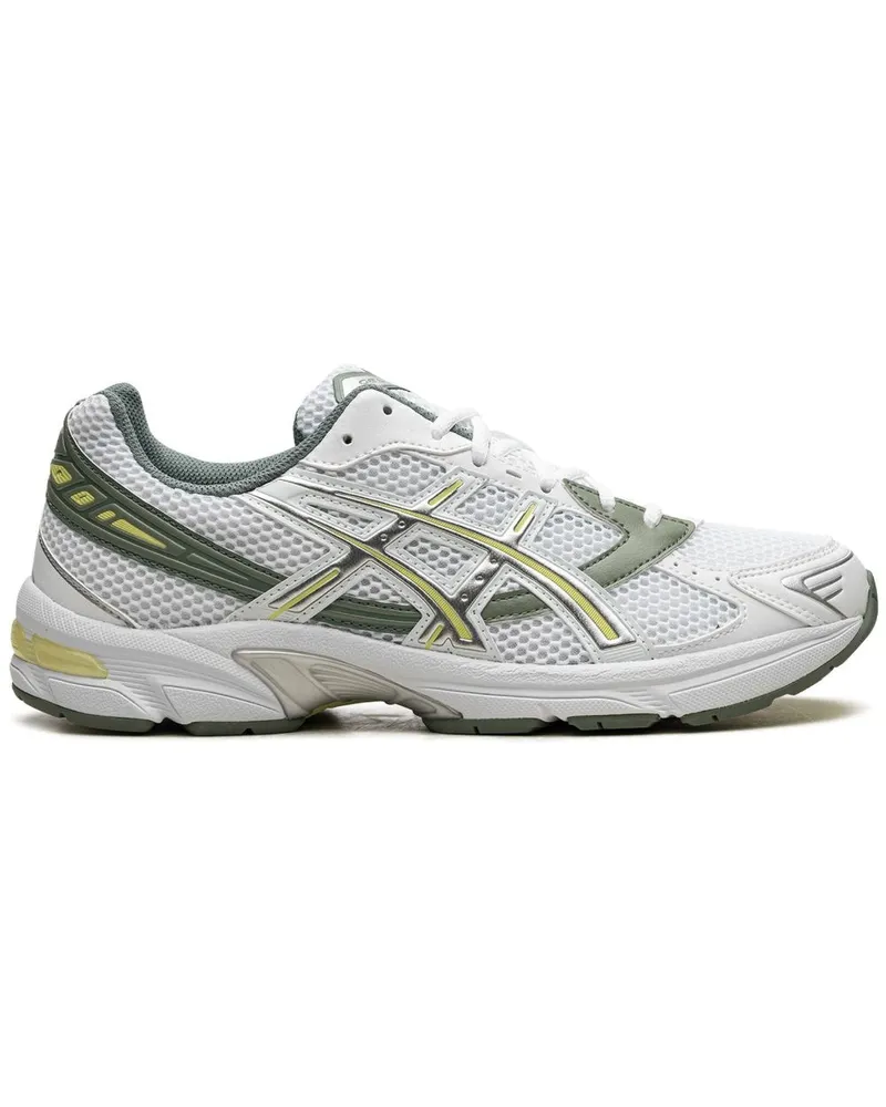 Asics GEL-1130 White/Jade/Yellow Sneakers Weiß