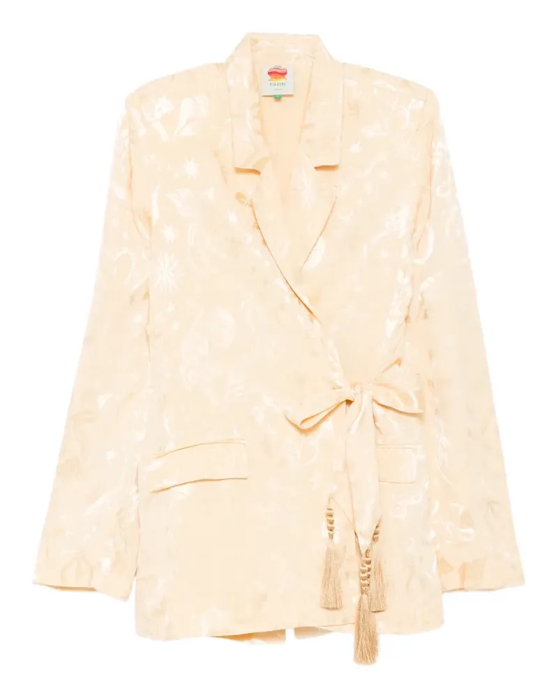FARM Rio Blazer mit Gürtel - Nude Nude