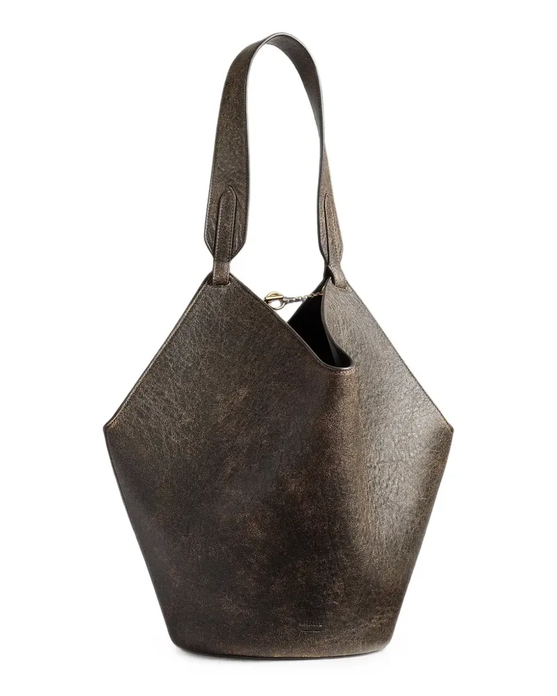 KHAITE Kleine Lotus Tote Bag - Braun Braun