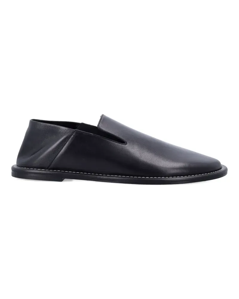 AMI Paris topstitched loafers - Schwarz Schwarz
